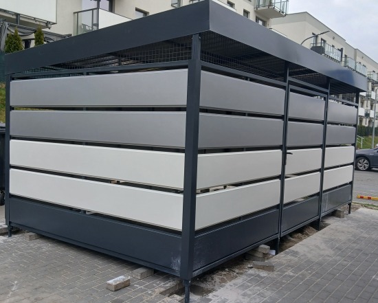 Wiata śmietnikowa Model 02