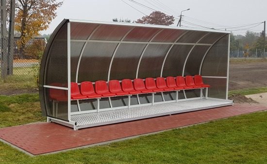 Wiata stadionowa Z platformą.